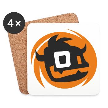 Smart Troll Games T-Shirt - Coasters (set of 4) - white - Front