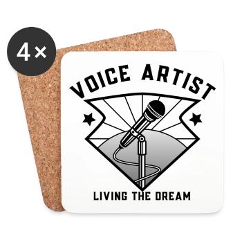VOA LivingTheDream1b - Coasters (set of 4) - white - Front