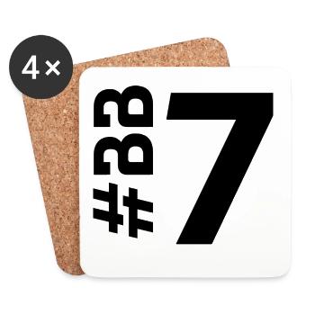 BB7-KARTON - Untersetzer (4er-Set) - Weiß - Vorne