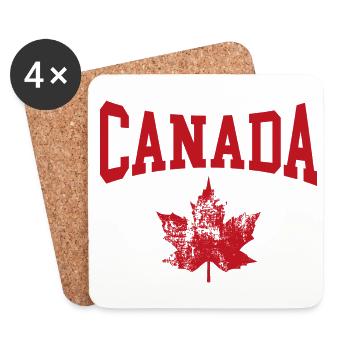 Canada - Coasters (set of 4) - white - Front