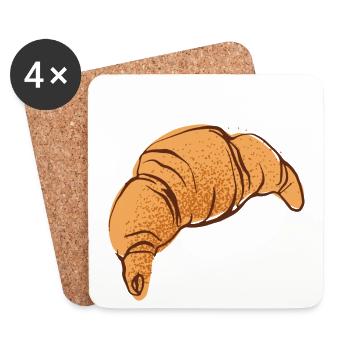 Croissant - Untersetzer (4er-Set) - Weiß - Vorne