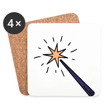 Wand - Coasters (set of 4) - white - Front