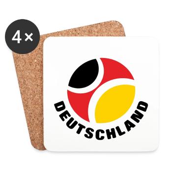 DL1 - Untersetzer (4er-Set) - Weiß - Vorne