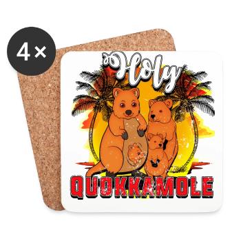 Quokka - Coasters (set of 4) - white - Front