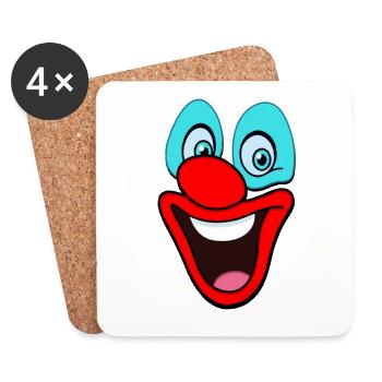 Carnival Cologne - Coasters (set of 4) - white - Front