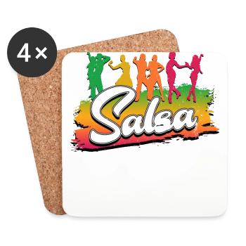 salsa - Dessous de verre (lot de 4) - blanc - Devant