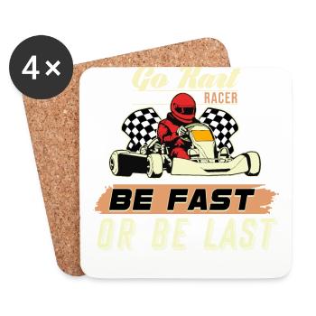 go Kart - Coasters (set of 4) - white - Front