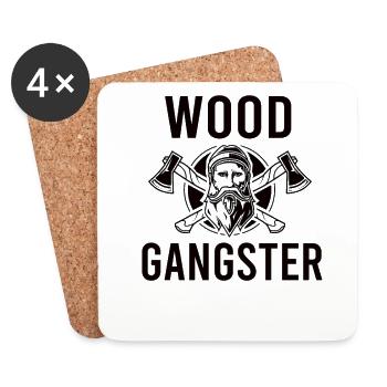 Tischler Carpenter Zimmermann - Coasters (set of 4) - white - Front