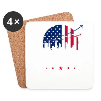 Kamala Harris, Kamala Harris Politique, Kamala - Dessous de verre (lot de 4) - blanc - Devant