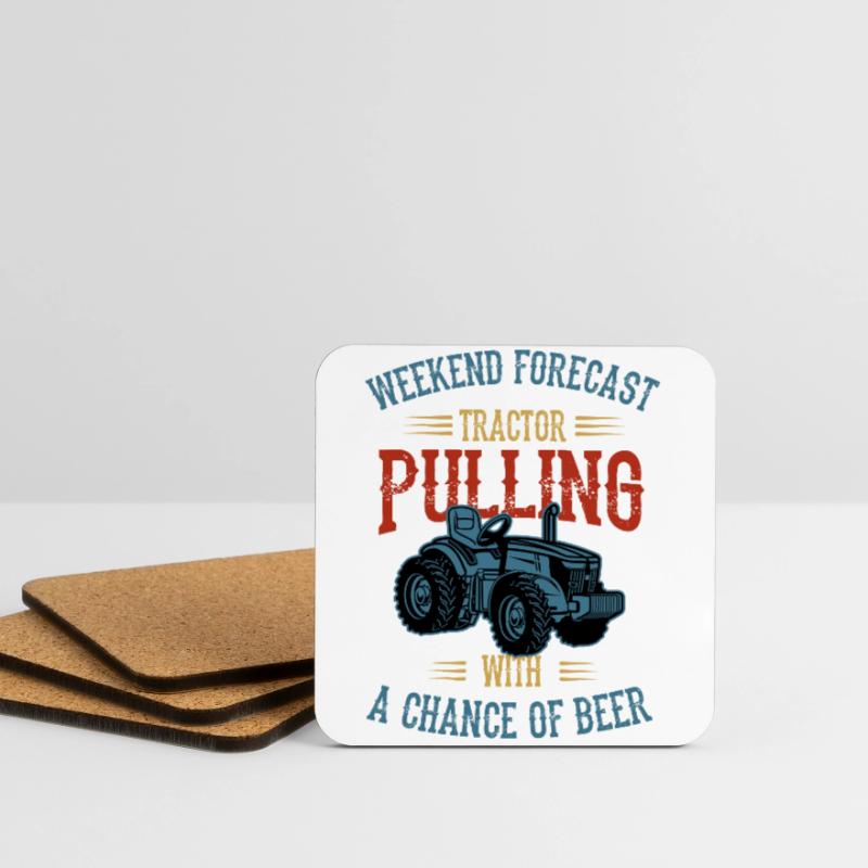tractor pulling, tractor pulling drag, tractors, Coasters (set of 4)