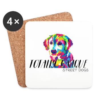 Street Dog Street Dogs - Coasters (set of 4) - white - Front