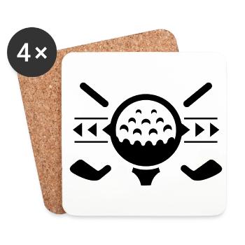 Golf - Golf Club / Sport - Elite - Coasters (set of 4) - white - Front