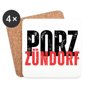 Zündorf black red - Coasters (set of 4) - white - Front
