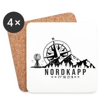 NordKapp Nord Nordkap - Untersetzer (4er-Set) - Weiß - Vorne