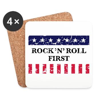 Stars & Stripes First Vintage - Untersetzer (4er-Set) - Weiß - Vorne