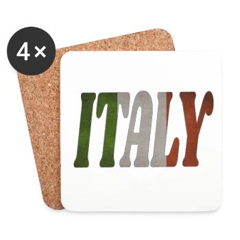 Italy - Untersetzer (4er-Set) - Weiß - Vorne