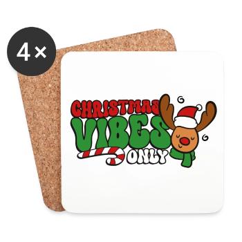 Christmas Christmas Mood - Coasters (set of 4) - white - Front