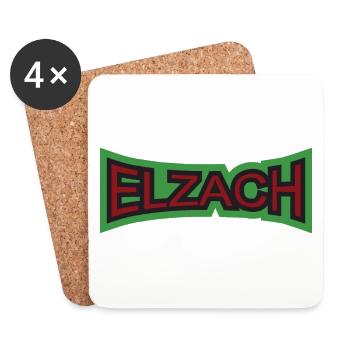 Elzach, deine Stadt - Untersetzer (4er-Set) - Weiß - Vorne