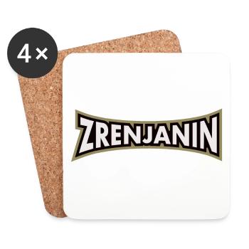 Zrenjanin, moj grad. - Untersetzer (4er-Set) - Weiß - Vorne