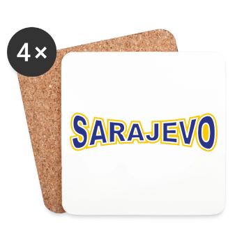 Sarajevo, moj grad. - Untersetzer (4er-Set) - Weiß - Vorne