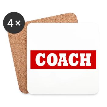 Coach - Coasters (set of 4) - white - Front