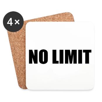 No limit - Untersetzer (4er-Set) - Weiß - Vorne