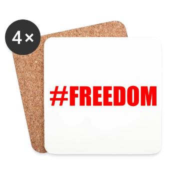 Freedom - Coasters (set of 4) - white - Front