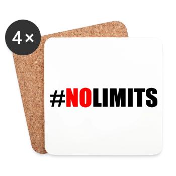 No limits - Coasters (set of 4) - white - Front
