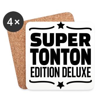 super tonton édition deluxe - Dessous de verre (lot de 4) - blanc - Devant