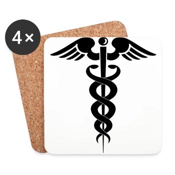Loop 13 - Coasters (set of 4) - white - Front