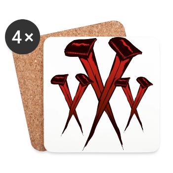 xxx - Coasters (set of 4) - white - Front
