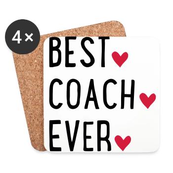 COACH - Coasters (set of 4) - white - Front
