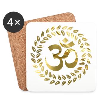 OM - Untersetzer (4er-Set) - Weiß - Vorne
