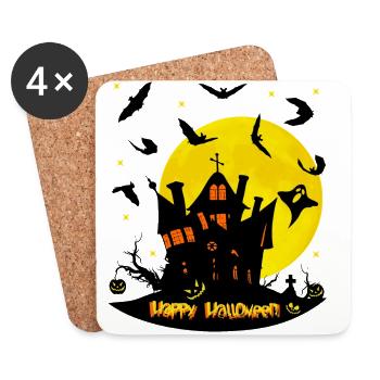 Halloween night - Coasters (set of 4) - white - Front