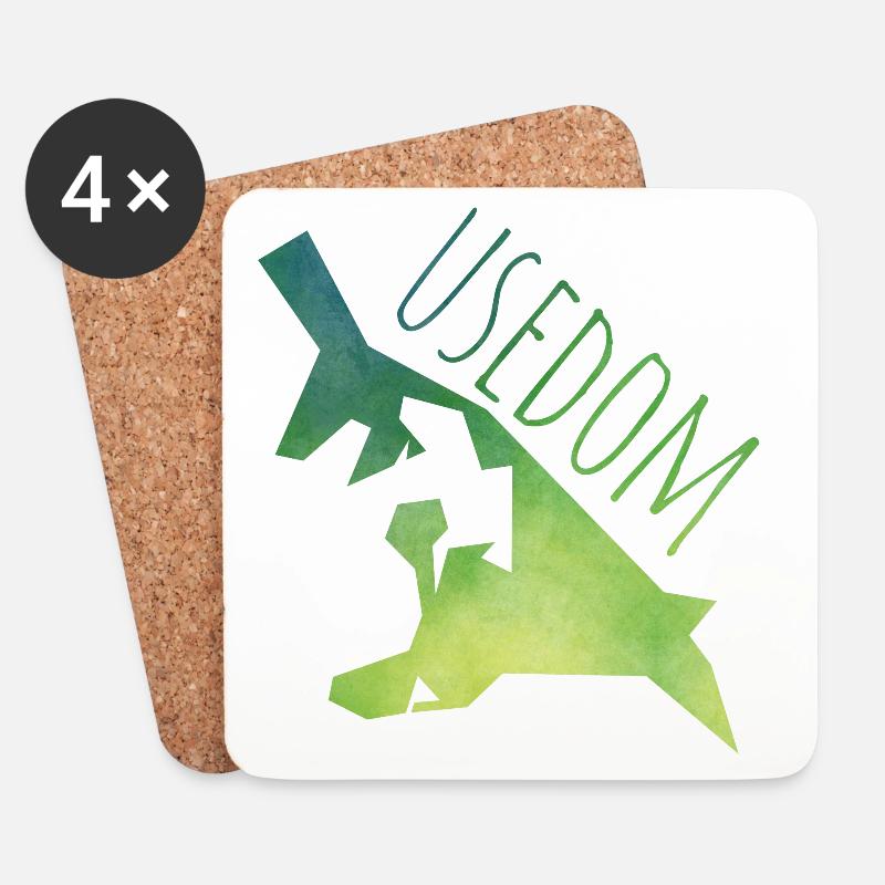 usedom - Untersetzer (4er-Set) - Weiß