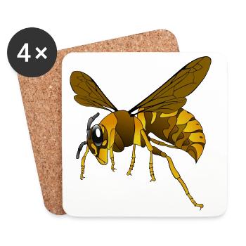 hornet - Untersetzer (4er-Set) - Weiß - Vorne