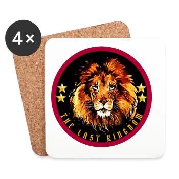 The Last Kingdom - Lion - Untersetzer (4er-Set) - Weiß - Vorne