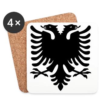 albania_2019 - Untersetzer (4er-Set) - Weiß - Vorne
