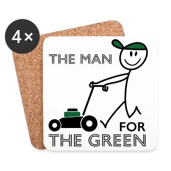 Funny sayings for gardeners - Coasters (set of 4) - white - Front