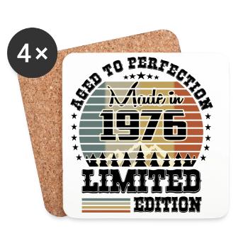 Édition limitée 1976 - Dessous de verre (lot de 4) - blanc - Devant