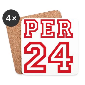 Peru - Coasters (set of 4) - white - Front