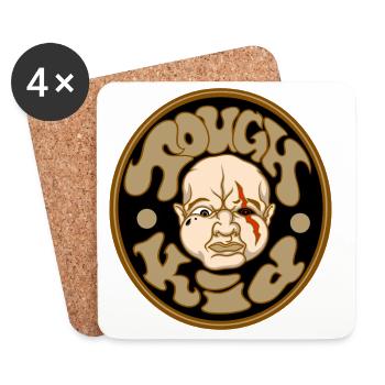 Tough Kid - Coasters (set of 4) - white - Front