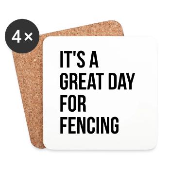 Fencing - Coasters (set of 4) - white - Front