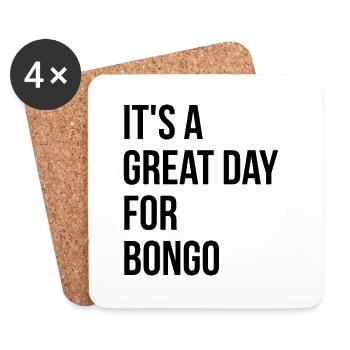 Bongo - Untersetzer (4er-Set) - Weiß - Vorne