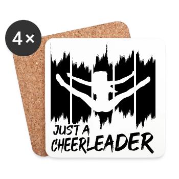 Cheerleader - Coasters (set of 4) - white - Front