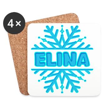 Elina Elina - Untersetzer (4er-Set) - Weiß - Vorne