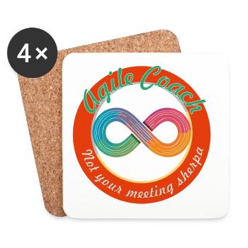 I am not your Meeting Sherpa - Untersetzer (4er-Set) - Weiß - Vorne