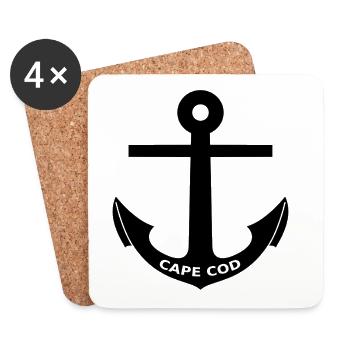 Cape Cod - Massachusetts - United States - USA - Untersetzer (4er-Set) - Weiß - Vorne