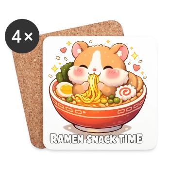 ramen - Coasters (set of 4) - white - Front