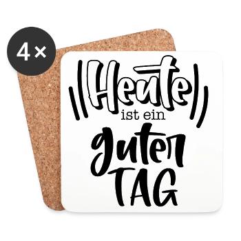 Today is a good day - Coasters (set of 4) - white - Front